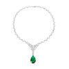 Colar Moissanite Royale Esmeralda em Prata 925