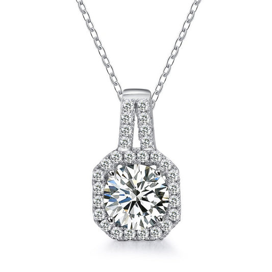 Colar Moissanite Éclat Majesté em Prata 925
