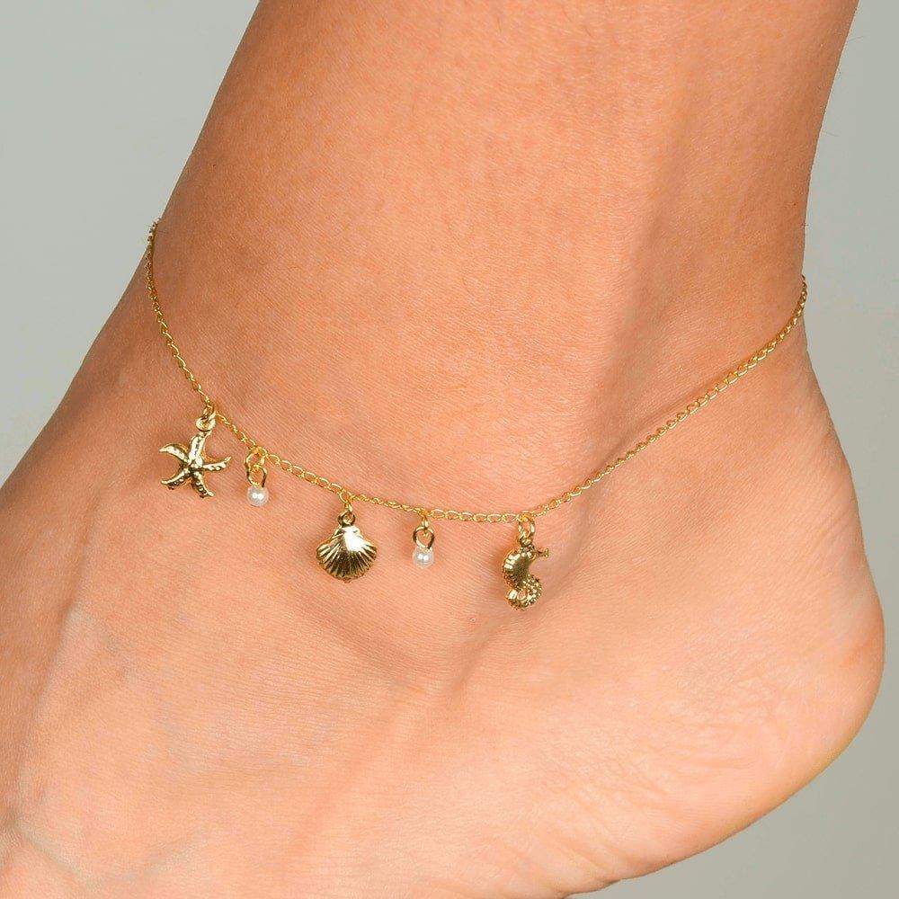 Conjunto Dourado Essência do Mar