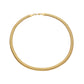 Colar Malha Fina Dourado em fundo branco