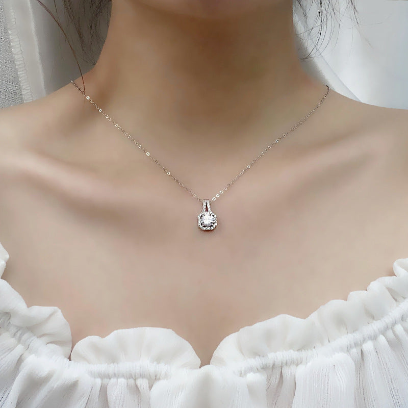 Colar Moissanite Eclat Majeste em Prata 925