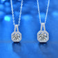 Colar Moissanite Eclat Majeste em Prata 925 1CT e 2CT