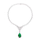 Colar Moissanite Royale Esmeralda em Prata 925