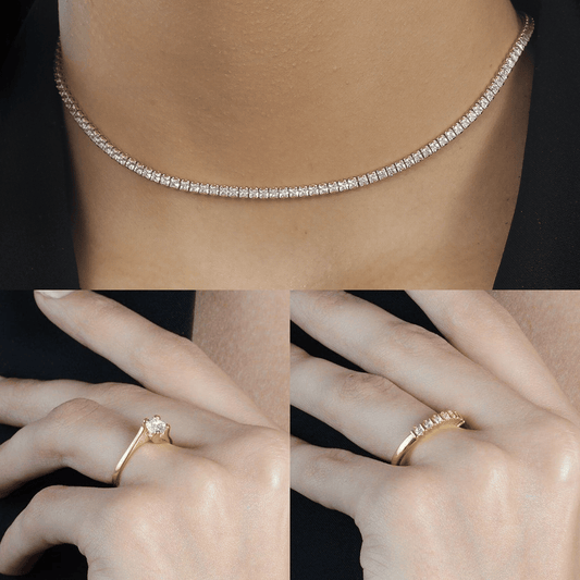 Conjunto Chocker e Anéis