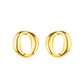 Brinco Dourado Elo Corrente