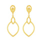 Brinco Dourado Luxo Gota de Gala