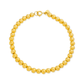 Pulseira Dourada de Bolinha